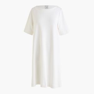 HATCH x J. Crew Maternity Swing Shift T-Shirt Dress in Ivory